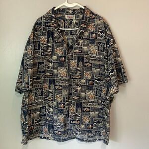 Pacific Legend 4X Hawaiian Button Down Short Sleeve Cruise Vacation Hawaii #700